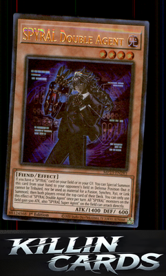 1st Edition SPYRAL Double Agent MP23-EN283 YuGiOh Ultra Rare 25th Anniversary Ti