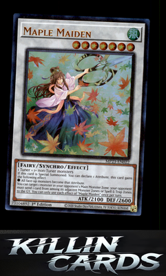 1st Edition Maple Maiden MP23-EN022 YuGiOh Ultra Rare 25th Anniversary Tin: Duel