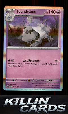 Houndstone 106/198 Pokemon Rare SV01: Scarlet & Violet Base Set Card NM