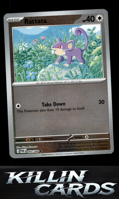 Reverse Holofoil Rattata 060/088 Pokemon Common ME03: Perfect Order Card NM