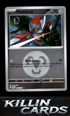 Reverse Holofoil Pawniard (Energy Symbol Pattern) 146/217 Pokemon Common ME: Asc