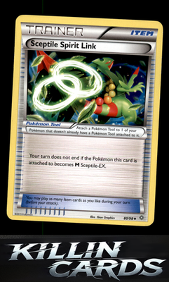 Sceptile Spirit Link 80/98 Pokemon Uncommon XY - Ancient Origins Card LP
