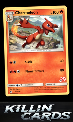 Charmeleon 8/68 Pokemon Uncommon Hidden Fates Card NM