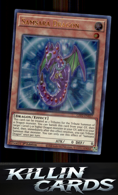 1st Edition Samsara Dragon GFP2-EN037 YuGiOh Ultra Rare Ghosts From the Past: Th