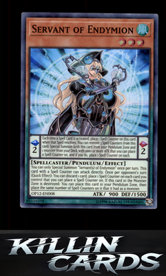 Servant of Endymion OP12-EN008 YuGiOh Super Rare OTS Tournament Pack 12 Card NM