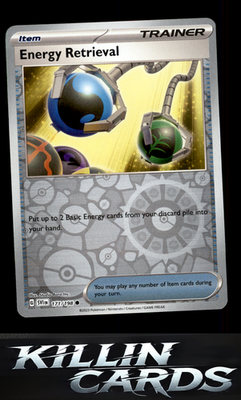 Reverse Holofoil Energy Retrieval 171/198 Pokemon Common SV01: Scarlet & Violet
