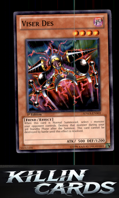 1st Edition Viser Des SDMA-EN003 YuGiOh Common Structure Deck: Marik Card NM