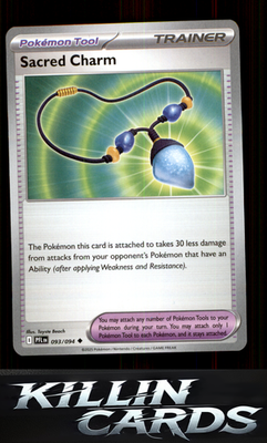 Sacred Charm - 093/094 093/094 Pokemon Uncommon ME02: Phantasmal Flames Card NM