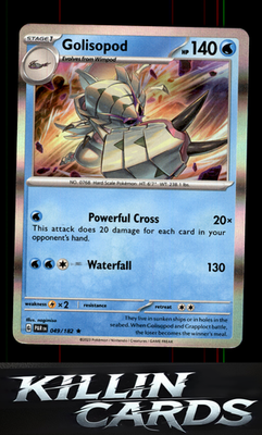 Golisopod 049/182 Pokemon Rare SV04: Paradox Rift Card NM