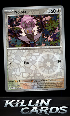Reverse Holofoil Noibat 090/131 Pokemon Common SV: Prismatic Evolutions Card NM