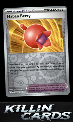 Haban Berry 111/131 Pokemon Common SV: Prismatic Evolutions Card NM