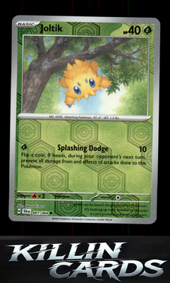 Reverse Holofoil Joltik 001/064 Pokemon Common SV: Shrouded Fable Card NM
