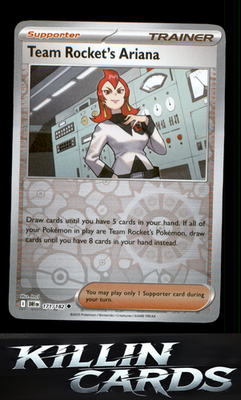 Reverse Holofoil Team Rocket's Ariana - 171/182 171/182 Pokemon Uncommon SV10: D