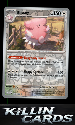 Reverse Holofoil Blissey 145/198 Pokemon Uncommon SV01: Scarlet & Violet Base Se