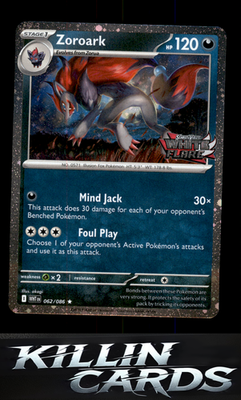 Zoroark (White Flare Stamped) 062/086 Pokemon Rare Miscellaneous Cards & Product