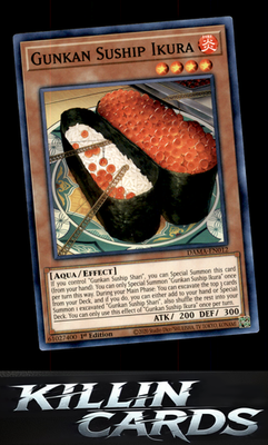 1st Edition Gunkan Suship Ikura DAMA-EN012 YuGiOh Common Dawn of Majesty Card NM