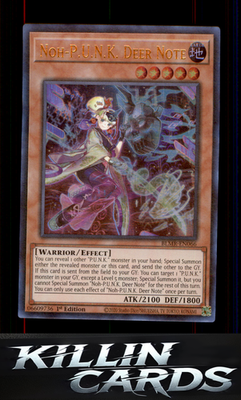 1st Edition Noh-P.U.N.K. Deer Note BLMR-EN066 YuGiOh Ultra Rare Battles of Legen