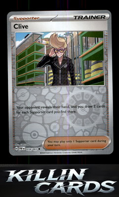 Reverse Holofoil Clive - 078/091 078/091 Pokemon Uncommon SV: Paldean Fates Card