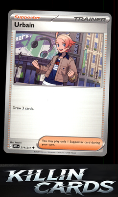 Urbain 214/217 Pokemon Uncommon ME: Ascended Heroes Card NM