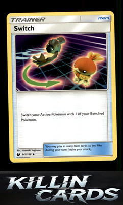 Switch 147/168 Pokemon Uncommon SM - Celestial Storm Card LP