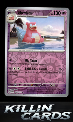Reverse Holofoil Slowbro 080/165 Pokemon Uncommon SV: Scarlet & Violet 151 Card