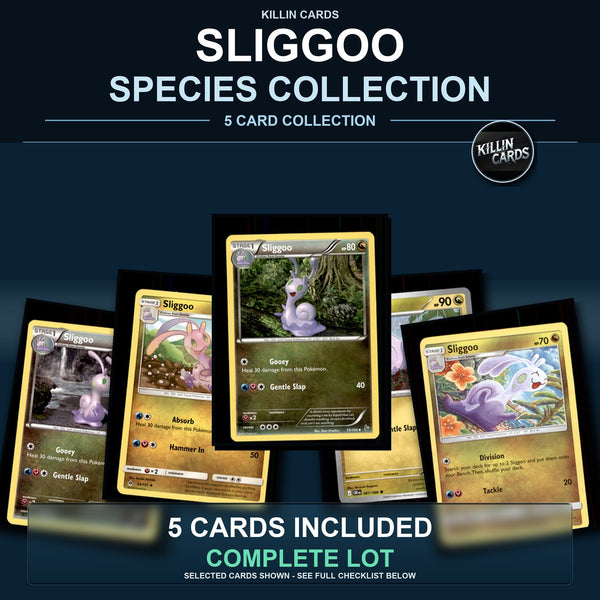 Pokemon TCG Sliggoo Species Collection 5 Different Cards