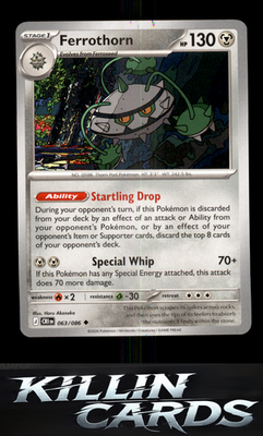 Ferrothorn 063/086 Pokemon Uncommon ME04: Chaos Rising Card NM
