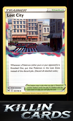 Lost City 161/196 Pokemon Uncommon SWSH11: Lost Origin Card NM