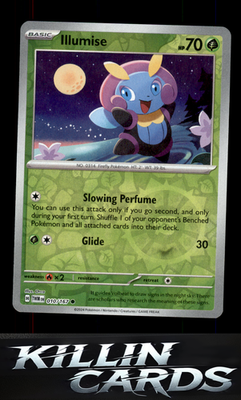 Reverse Holofoil Illumise 010/167 Pokemon Common SV06: Twilight Masquerade Card