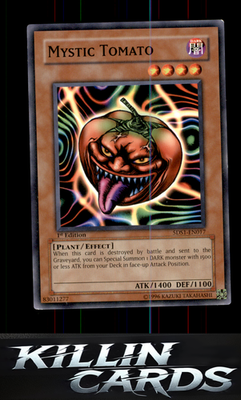 1st Edition Mystic Tomato 5DS1-EN017 YuGiOh Common 5D's 2008 Starter Deck Card N