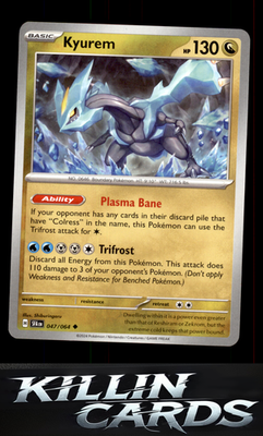 Kyurem 047/064 Pokemon Uncommon SV: Shrouded Fable Card NM