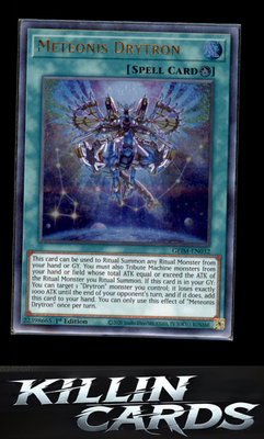 1st Edition Meteonis Drytron (CR) GEIM-EN032 YuGiOh Collector's Rare Genesis Imp