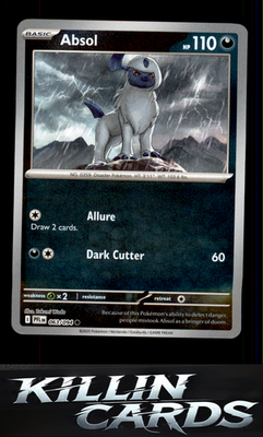 Reverse Holofoil Absol 063/094 Pokemon Common ME02: Phantasmal Flames Card NM
