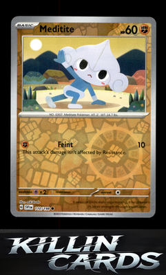 Reverse Holofoil Meditite - 110/198 110/198 Pokemon Common SV01: Scarlet & Viole