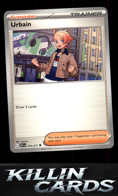 Urbain 214/217 Pokemon Uncommon ME: Ascended Heroes Card NM