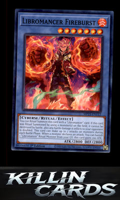 1st Edition Libromancer Fireburst MP23-EN112 YuGiOh Common 25th Anniversary Tin: