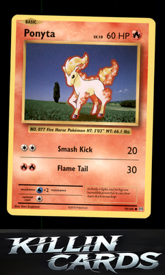 Ponyta 19/108 Pokemon Common XY - Evolutions Card LP
