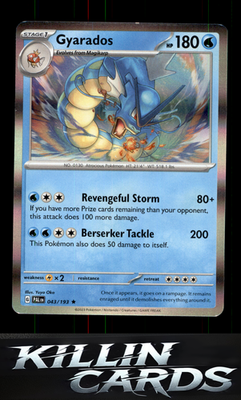 Gyarados 043/193 Pokemon Rare SV02: Paldea Evolved Card NM