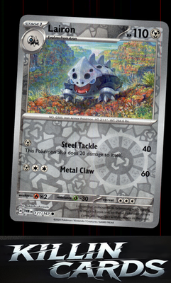 Reverse Holofoil Lairon - 121/167 121/167 Pokemon Common SV06: Twilight Masquera