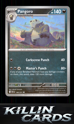 Pangoro 140/217 Pokemon Uncommon ME: Ascended Heroes Card NM