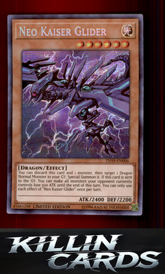 Neo Kaiser Glider TN19-EN006 YuGiOh Prismatic Secret Rare 2019 Gold Sarcophagus