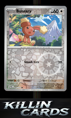 Reverse Holofoil Buneary 083/131 Pokemon Common SV: Prismatic Evolutions Card NM