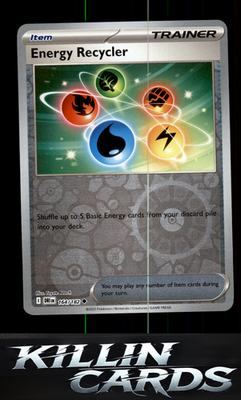 Reverse Holofoil Energy Recycler 164/182 Pokemon Uncommon SV10: Destined Rivals