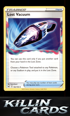 Lost Vacuum 162/196 Pokemon Uncommon SWSH11: Lost Origin Card NM