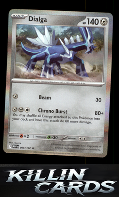 Dialga 095/132 Pokemon Rare ME01: Mega Evolution Card NM