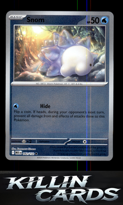 Reverse Holofoil Snom 042/132 Pokemon Common ME01: Mega Evolution Card NM