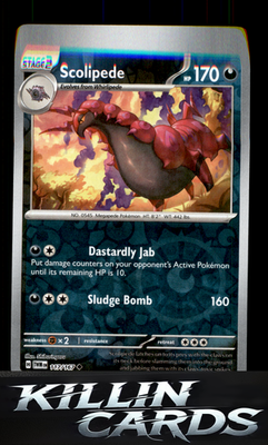 Scolipede 117/167 Pokemon Uncommon SV06: Twilight Masquerade Card NM