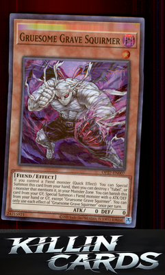 Gruesome Grave Squirmer OP27-EN007 YuGiOh Super Rare OTS Tournament Pack 27 Card