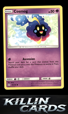Cosmog - 99/236 99/236 Pokemon Common SM - Cosmic Eclipse Card NM