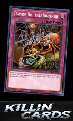 1st Edition Traptrix Trap Hole Nightmare SDBT-EN031 YuGiOh Common Structure Deck